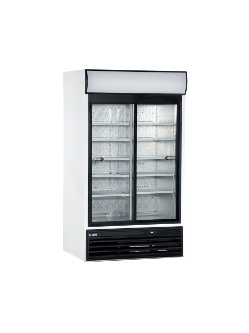Csúszó üvegajtós hűtőszekrény -bruttó 945 liter