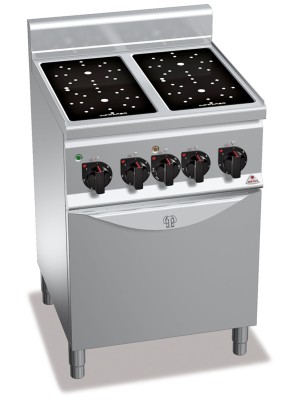 Berto's E6P4/VTR+FE1 infravörös főzőfelületű tűzhely, elektromos alsó sütővel